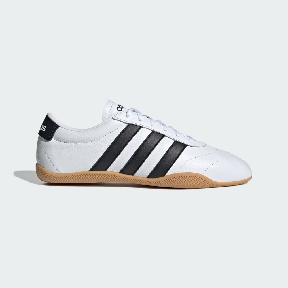 Adidas Women's Size 10 Grand Court Lo Shoes - White Black Gum Sneakers Athletic